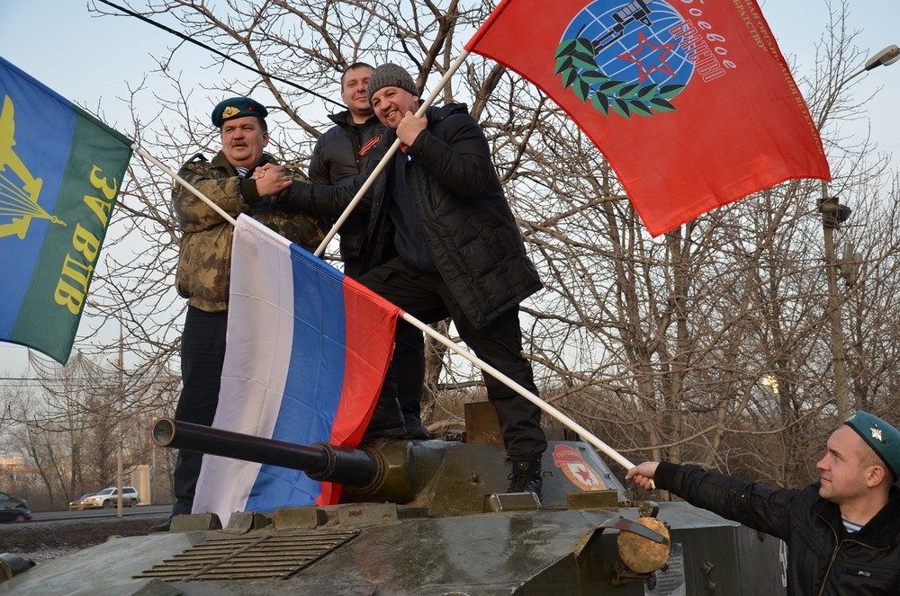 Белгородское отделение Всероссийской организации «БОЕВОЕ БРАТСТВО» приняло участие в шествии «Антимайдан» под лозунгами «Не забудем», «Не простим».